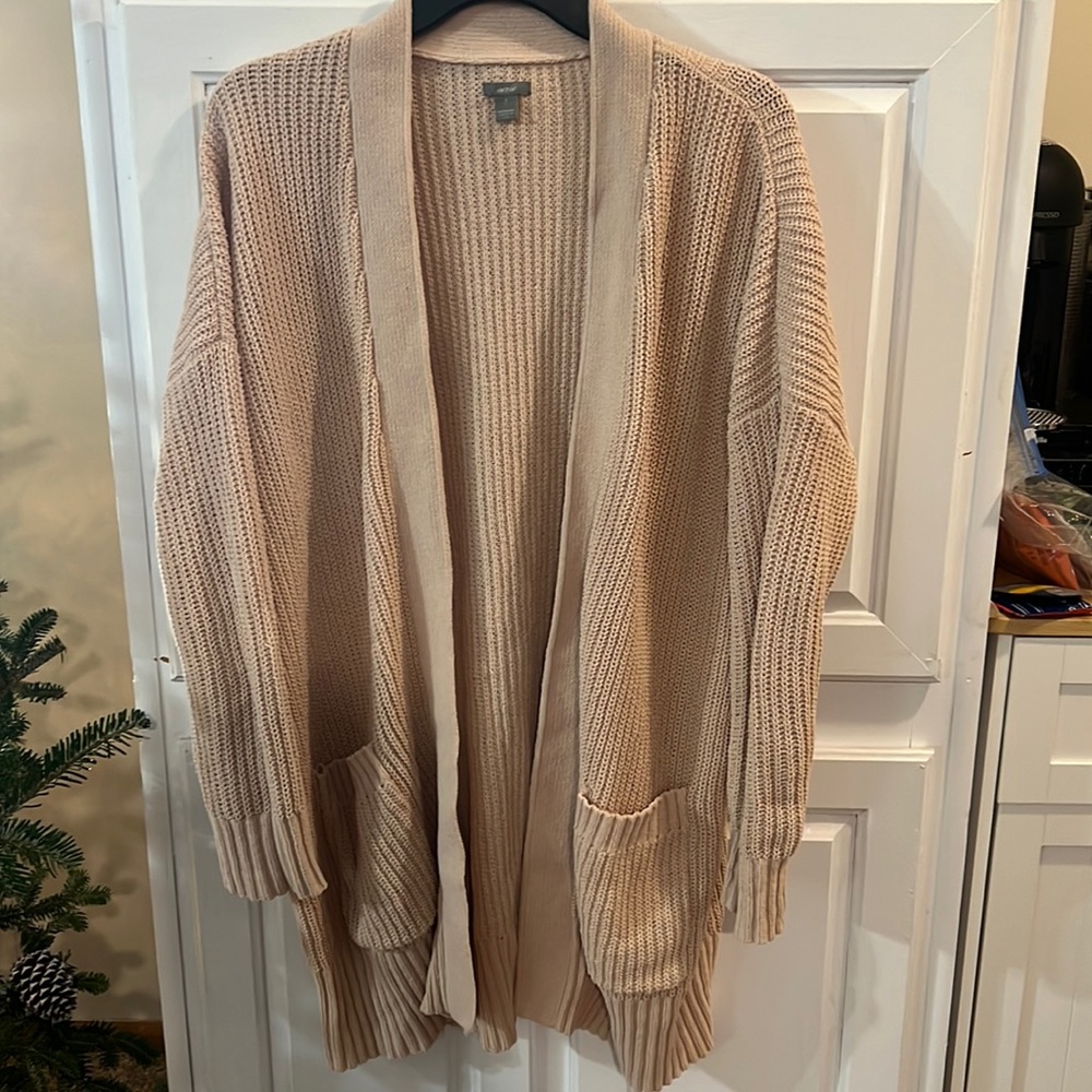 aerie soft blush pink cardigan